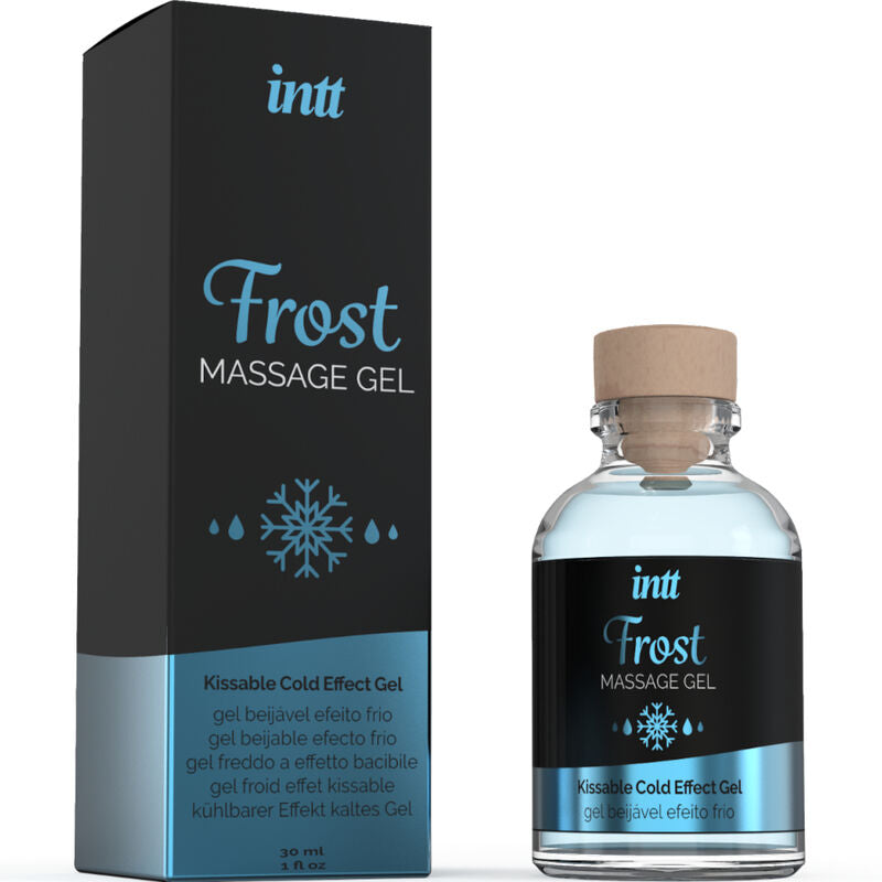 Intt Massage & Oral Sex - Massagegel mit Minze-Geschmack, Intensive Kälte-Effekt
