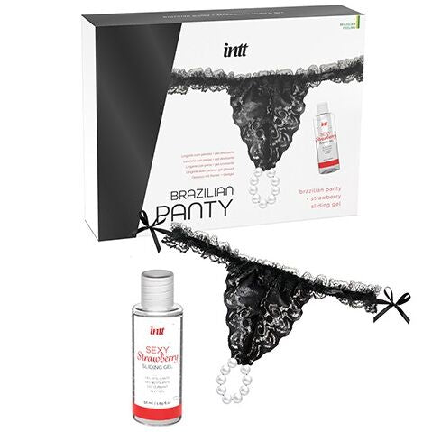 Intt Releases - Brasilianisches Schwarzes Höschen mit Perlen und Schmiergel 50 ml