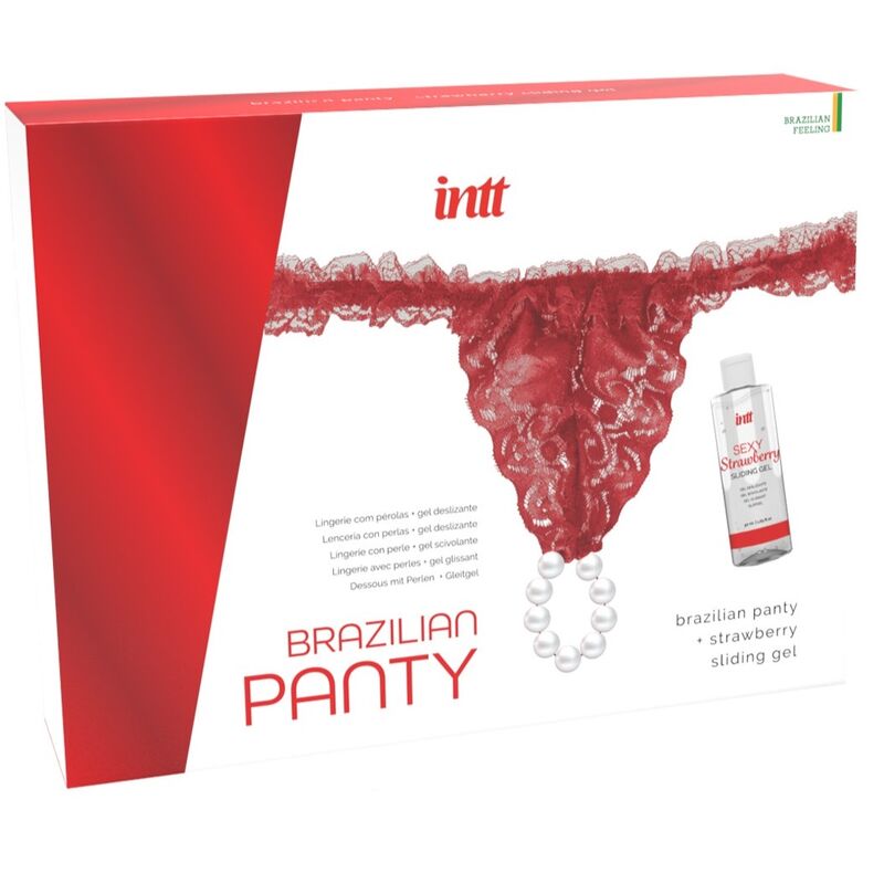 Intt Releases - Brasilianisches Rotes Höschen mit Perlen und Schmiergel 50 ml