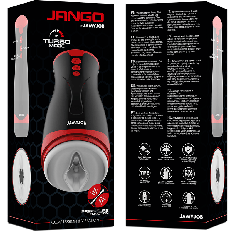 Jango Kompressions- und Vibrations-Masturbator – Ansicht 7