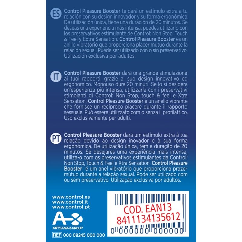 Control - Pleasure Booster Vibratorring