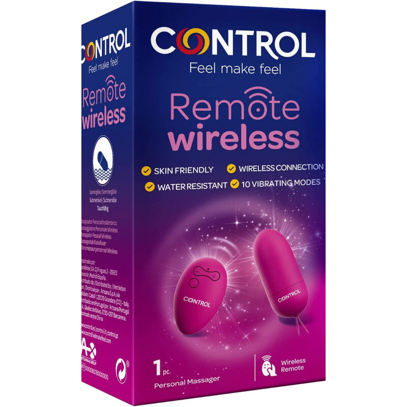 Control - Persönliches Massager mit Drahtloser Fernbedienung