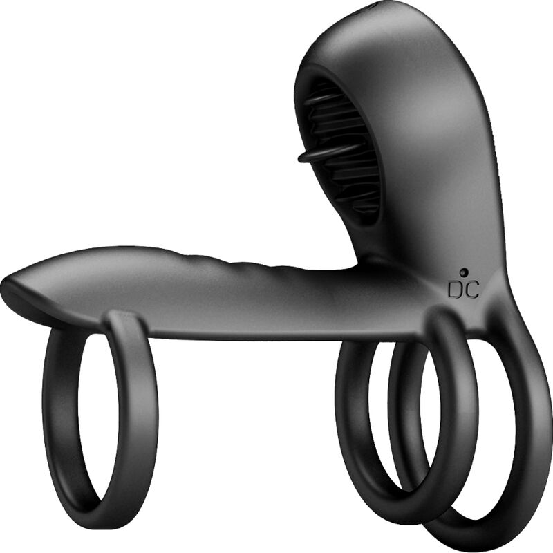 Pretty Love - Jammy Penis-Hülle 12 Vibrationen mit Wiederaufladbarer Silikon-Zunge