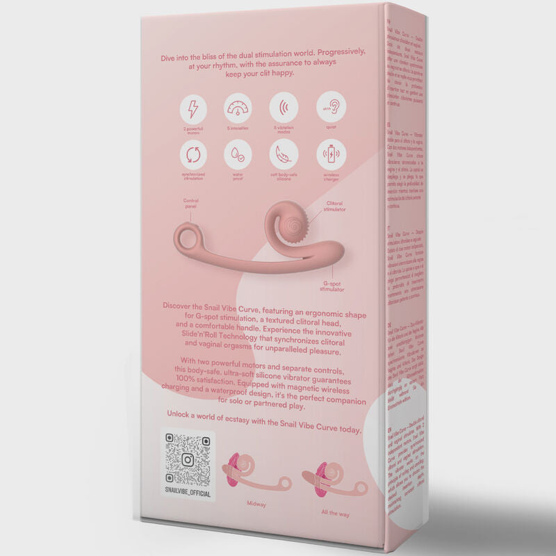 Snail Vibe - Curve Orange Vibrator