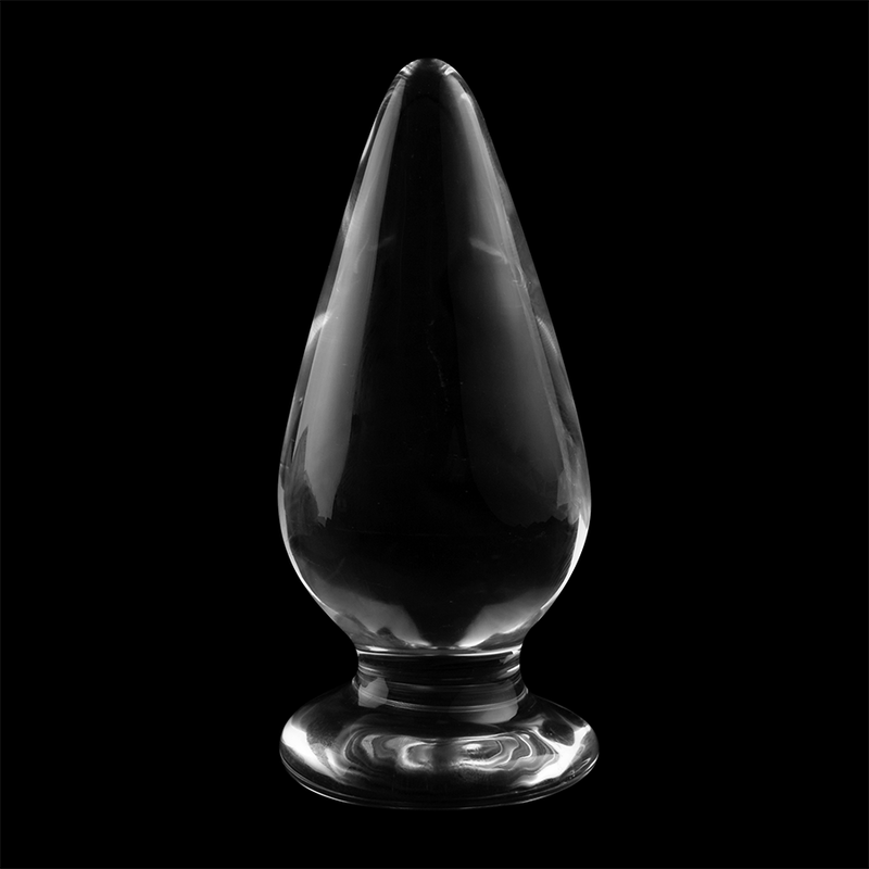 Nebula Series by Ibiza - Modell 4 Analplug Borosilikatglas Klar 11 cm-x-5 cm
