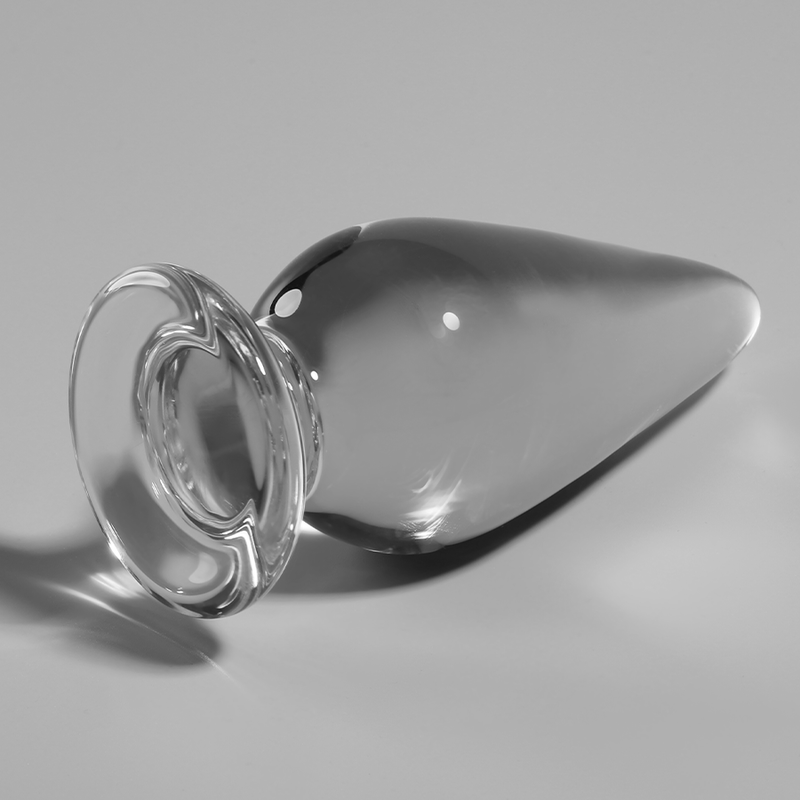 Nebula Series by Ibiza - Modell 4 Analplug Borosilikatglas Klar 11 cm-x-5 cm