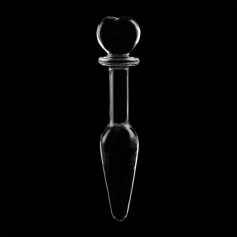 Nebula Series by Ibiza - Model 7 Analplug Borosilikatglas Klar 13.5 cm-x-3 cm