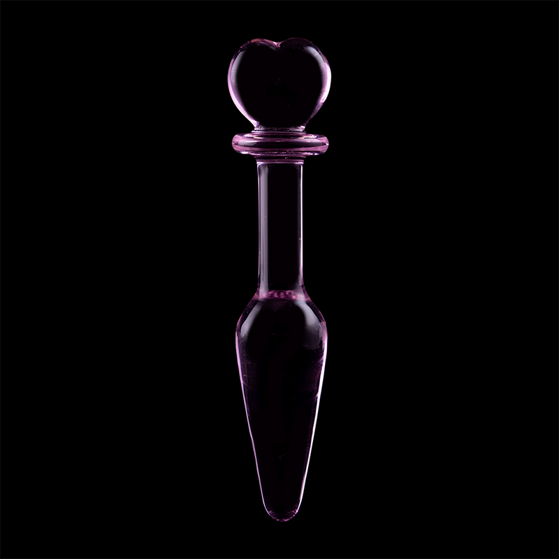 Nebula Series by Ibiza - Modell 7 Analplug Borosilikatglas Rosa 13.5 cm-x-3 cm