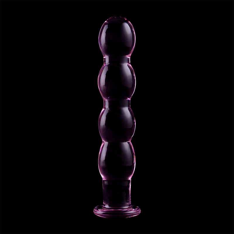Nebula Series by Ibiza - Modell 10 Dildo Borosilikatglas Rosa 16.5 cm-x-3.5 cm