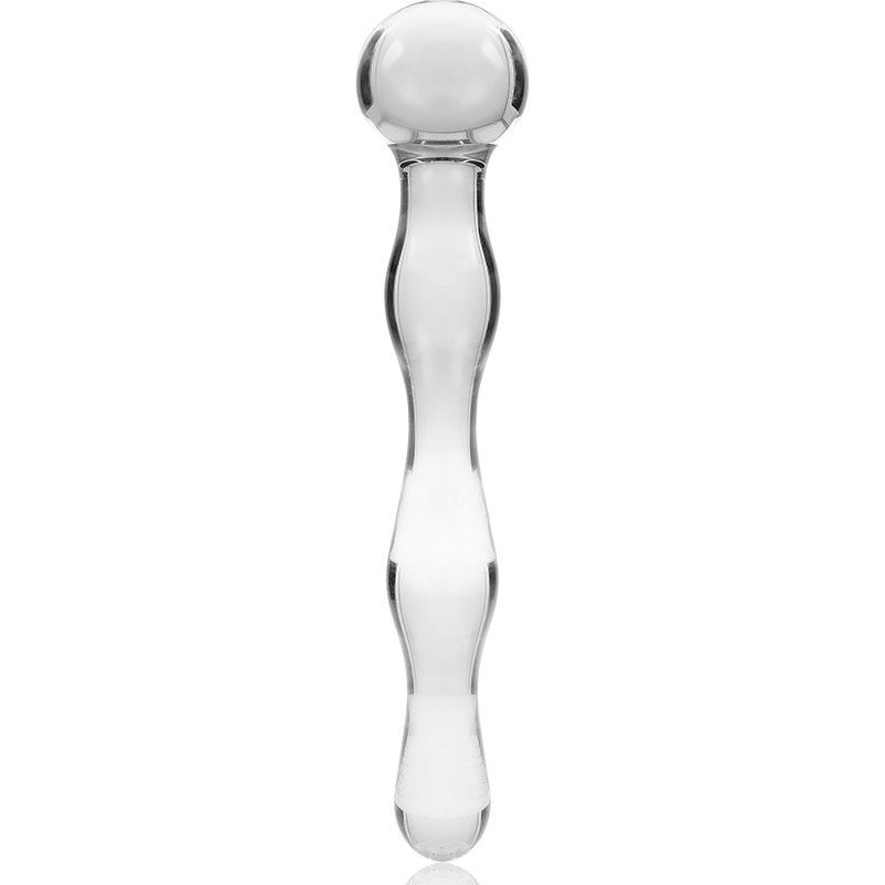 Nebula Series by Ibiza - Modell 13 Dildo Borosilikatglas Klar 18 cm-x-3.5 cm