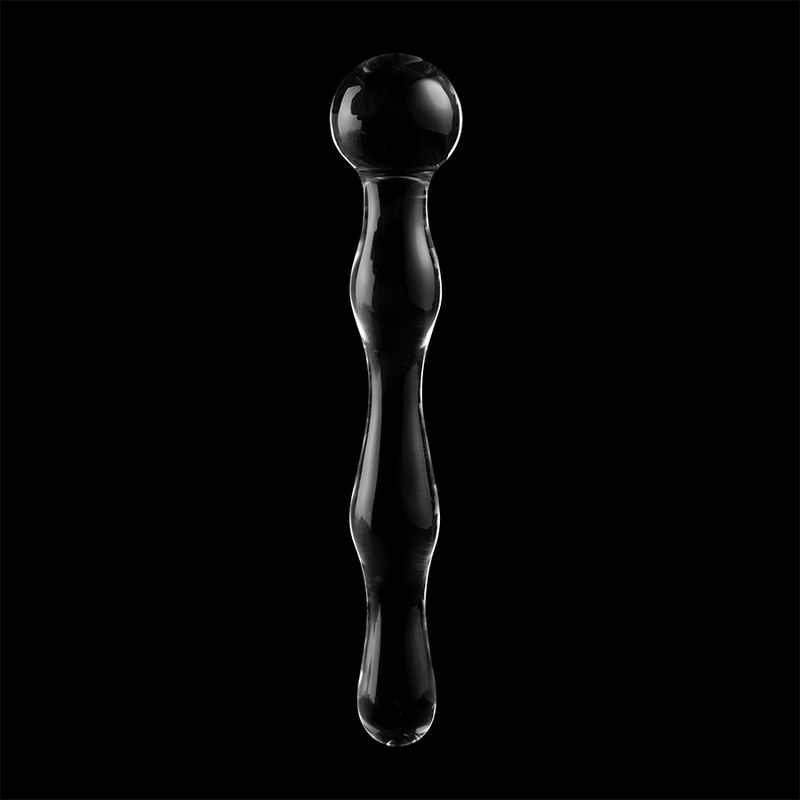 Nebula Series by Ibiza - Modell 13 Dildo Borosilikatglas Klar 18 cm-x-3.5 cm