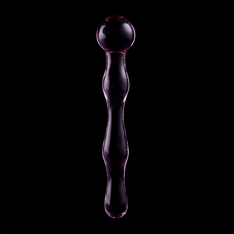 Nebula Series by Ibiza - Modell 13 Dildo Borosilikatglas Rosa 18 cm-x-3.5 cm