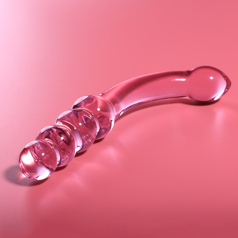 Nebula Series by Ibiza - Modell 14 Dildo Borosilikatglas Rosa 18.5 cm-x-3 cm
