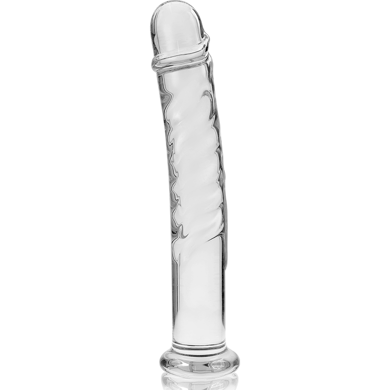 Nebula Series by Ibiza - Modell 16 Dildo Borosilikatglas Klar 18.5 cm-x-3 cm
