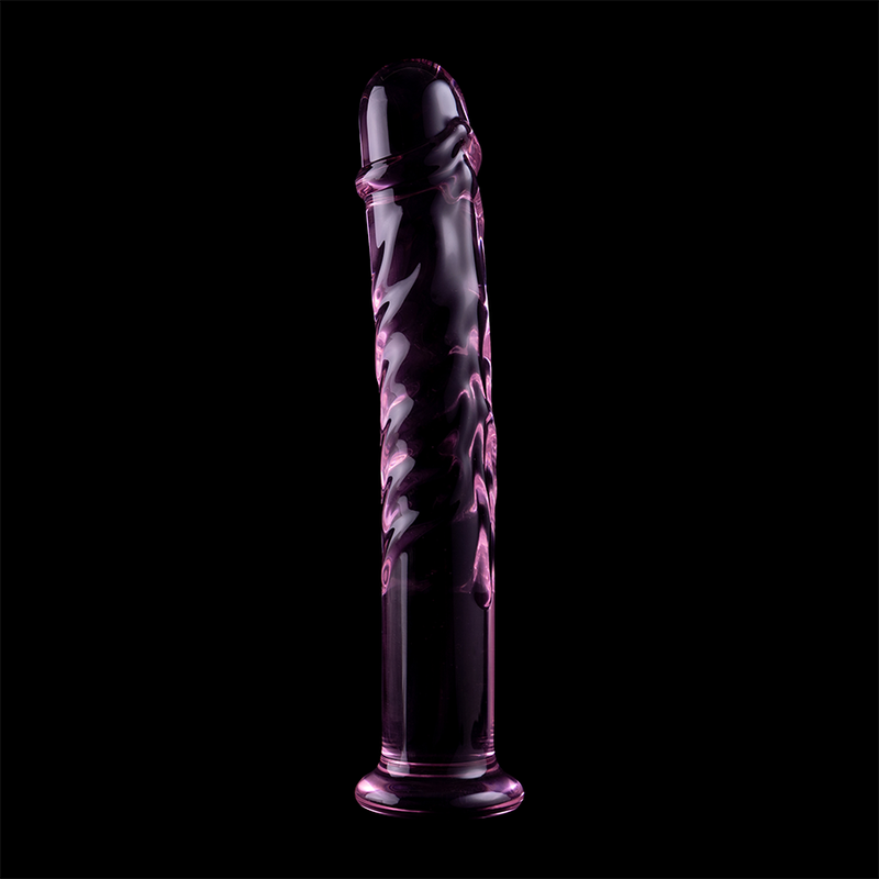 Nebula Series by Ibiza - Modell 16 Dildo Borosilikatglas Rosa 18.5 cm-x-3 cm