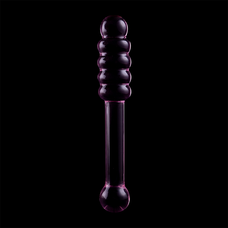 Nebula Series by Ibiza - Modell 20 Dildo Borosilikatglas Rosa 20.5 cm-x-3 cm