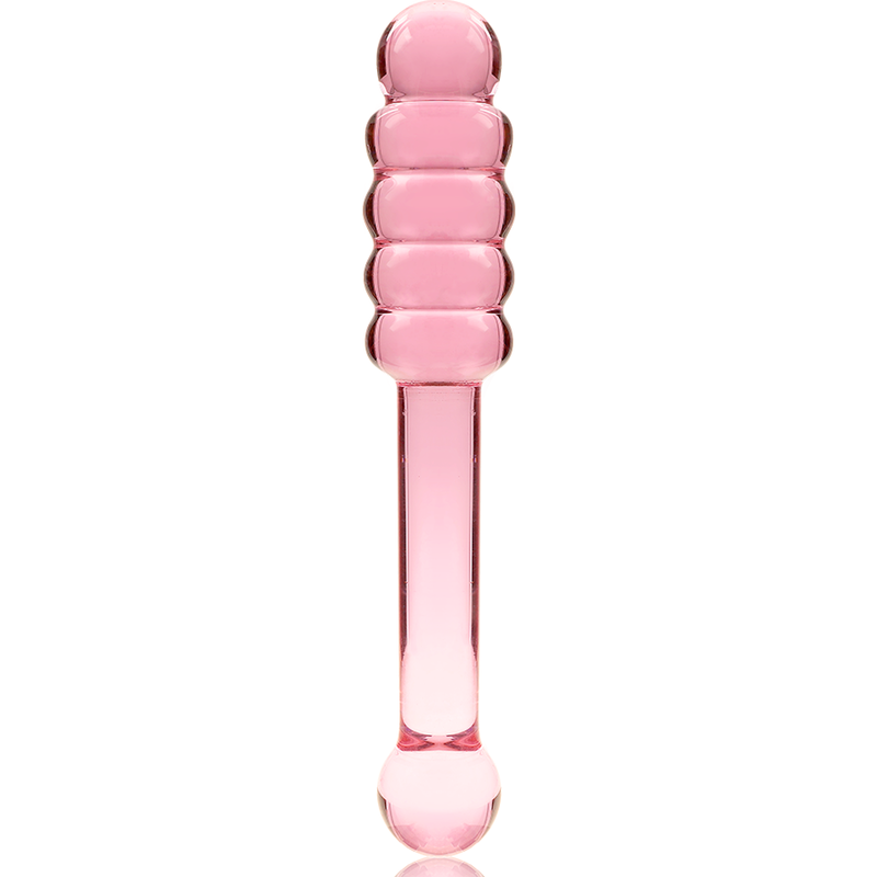 Nebula Series by Ibiza - Modell 20 Dildo Borosilikatglas Rosa 20.5 cm-x-3 cm