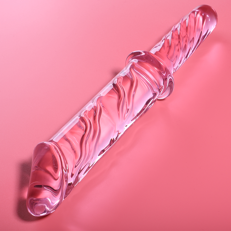 Nebula Series by Ibiza - Modell 24 Dildo Borosilikatglas Rosa 28.5 cm-x-5 cm