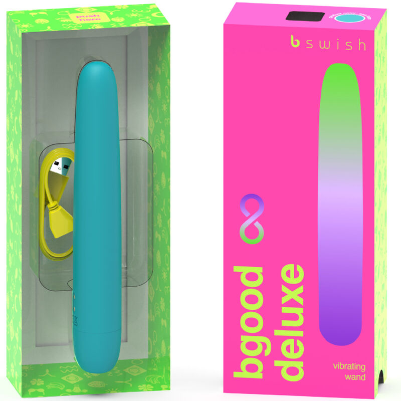 B Swish - Bgood Infinite Deluxe Wiederaufladbarer Vibrator Blaues Silikon