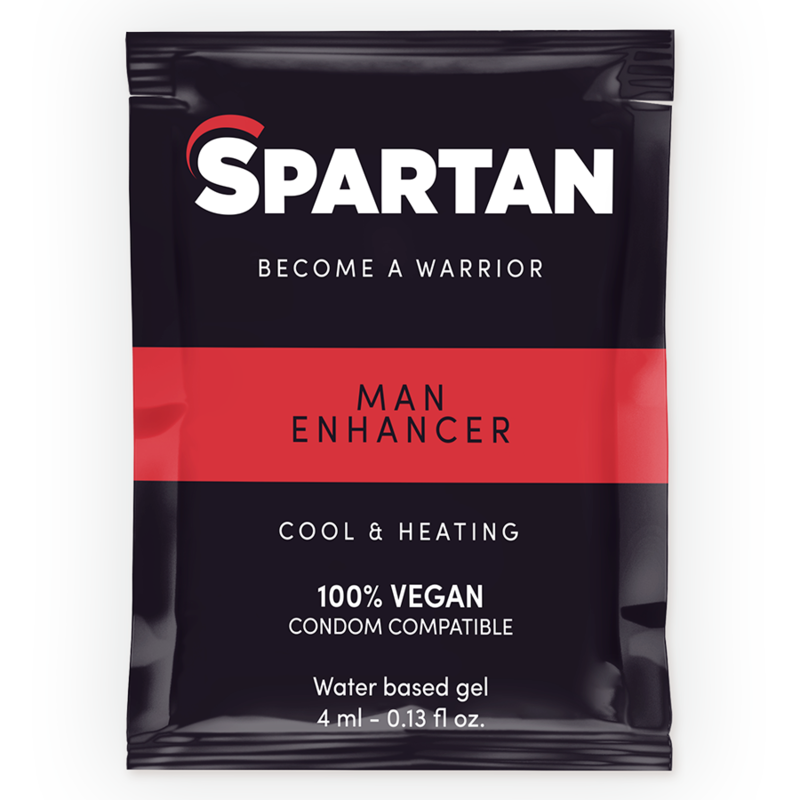 Spartan - Erektionsverbesserendes Gel mit Kalt-Heiss-Effekt 100 % Vegan 4 ml