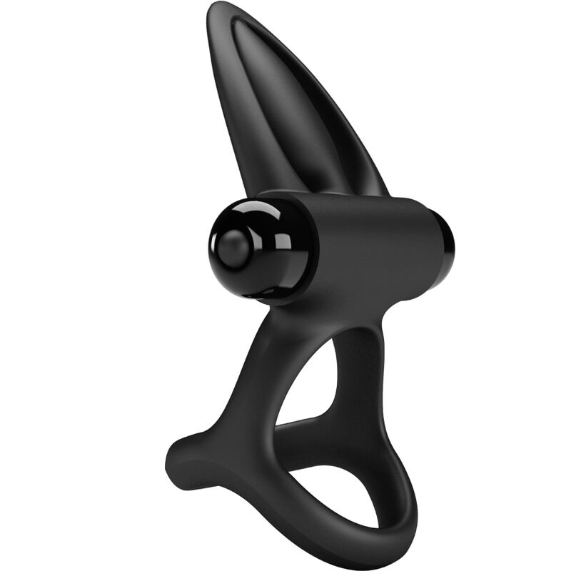 Pretty Love - Vibrationsring 10 Vibrationen Schwarzes Silikon