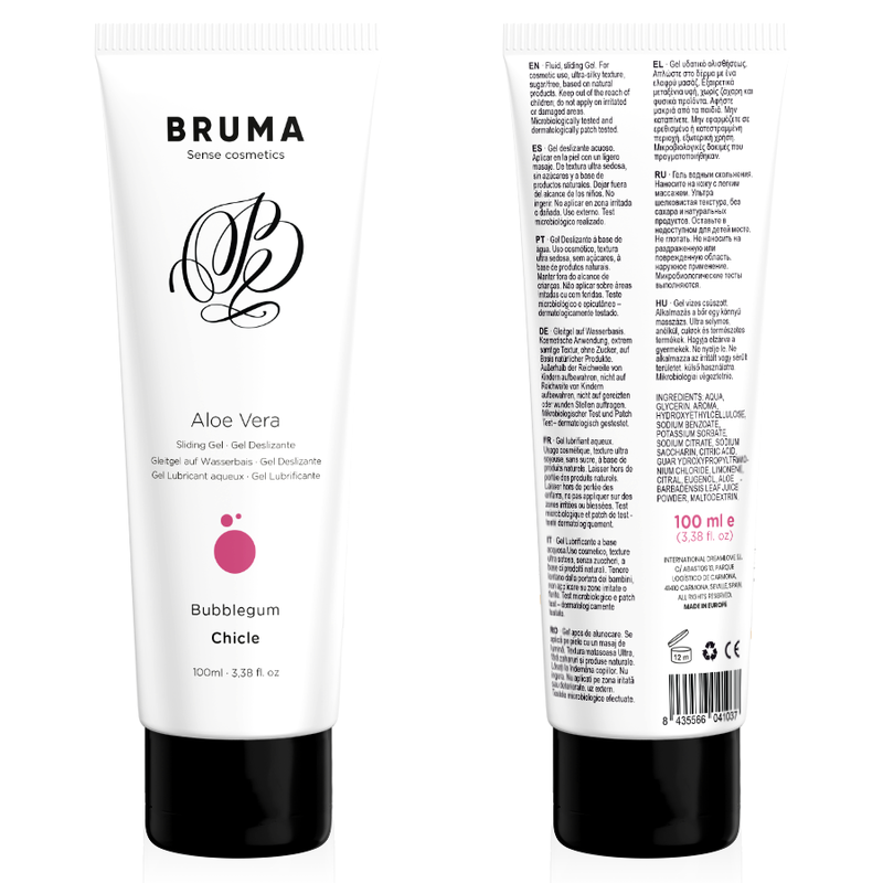 Bruma - Aloe Vera Gleitgel Bubblegum Geschmack 100 ml
