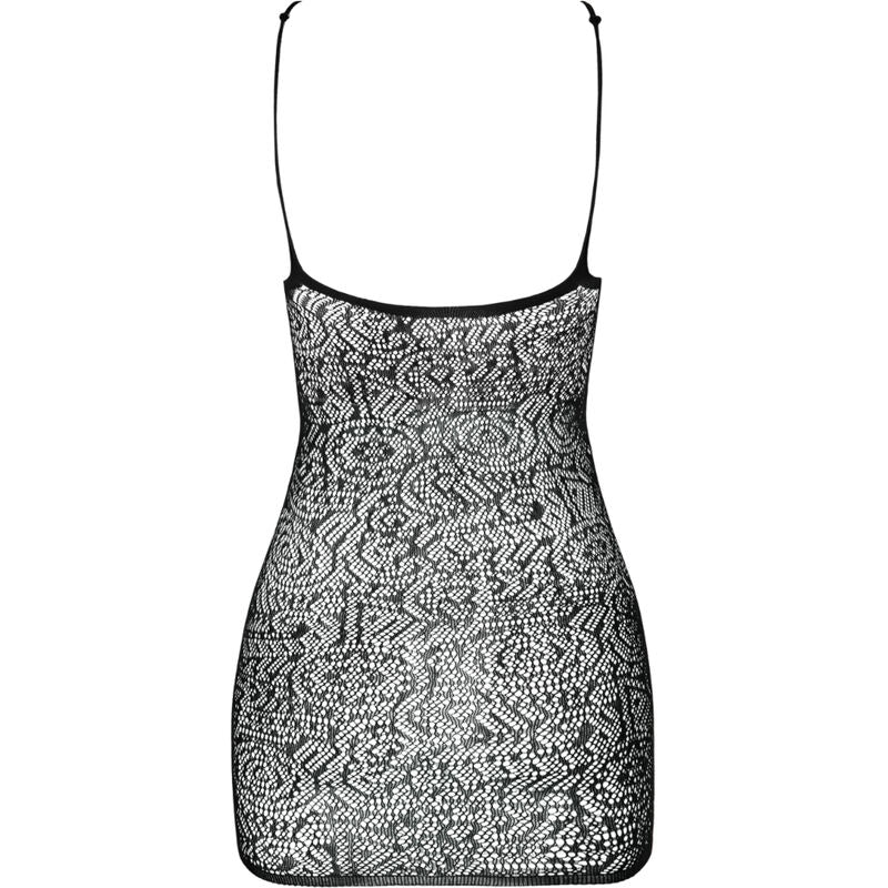 Passion - Bs096 Schwarzer Bodystocking, Eine Grösse