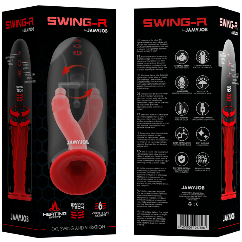 Jamyjob - Swing-R Heizeffekt, Swing Tech und Vibrations-Masturbator