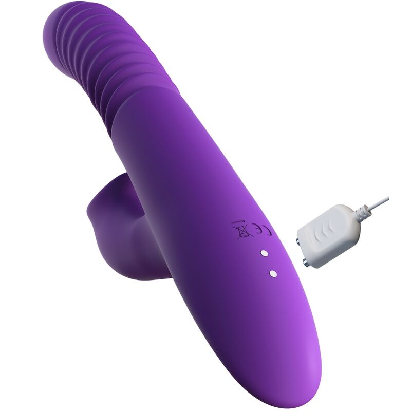 Fantasy for Her - Klitoris-Stimulator mit Wärme-Oszillations- und Violett-Vibrationsfunktion