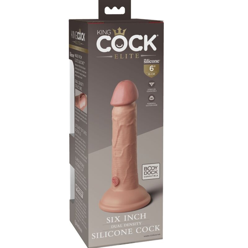 King Cock - Elite Realistischer Silikondildo 15.2 cm
