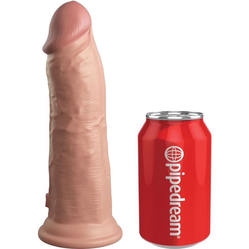 King Cock - Elite Deluxe Verstellbares Harness-Kit Ring mit Hoden & Dildo 20.3 cm