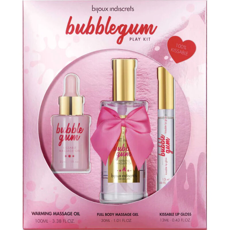 Bijoux - Indiscrets Bubblegum-Spielset mit Öl Gel und Lipgloss