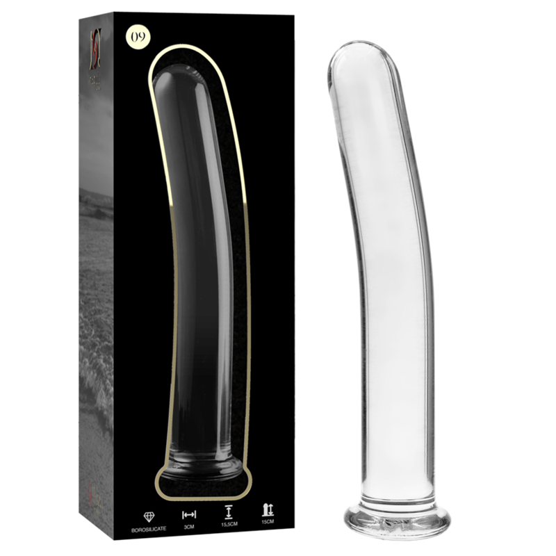 Nebula Series by Ibiza - Modell 9 Dildo Borosilikatglas Klar 15.5 cm-x-2.5 cm