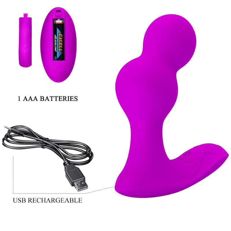 Pretty Love - Terrance Anal Vibrator Massager mit Fernbedienung