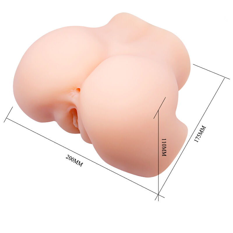 Crazy Bull - Realistische Vagina- und Anus-Doppelvibration