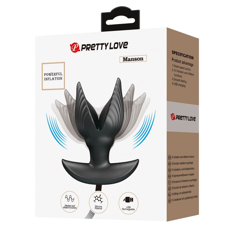 Pretty Love - Aufblasbarer & Wiederaufladbarer Analplug