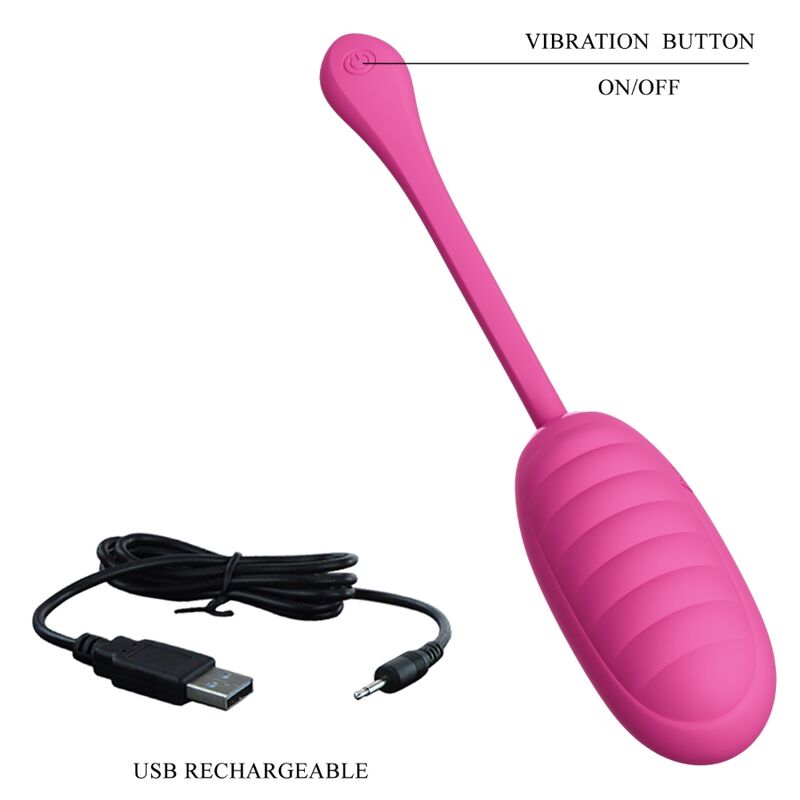 Pretty Love - Catalina Pink Wiederaufladbares Vibrierendes Ei App