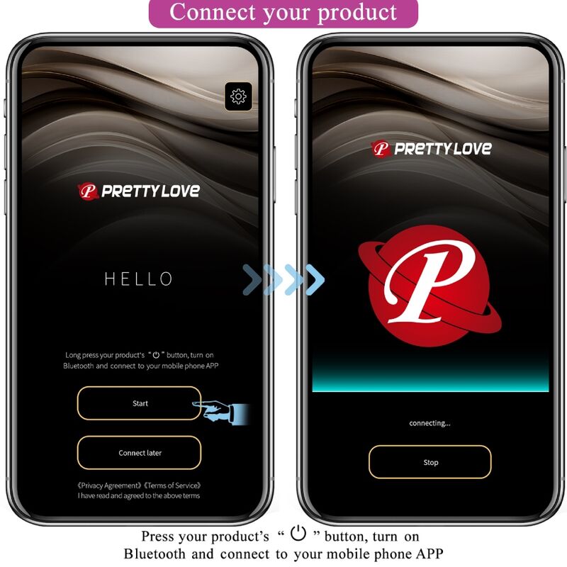 Pretty Love - Catalina Pink Wiederaufladbares Vibrierendes Ei App