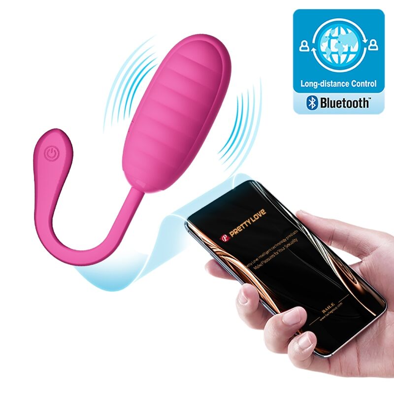 Pretty Love - Catalina Pink Wiederaufladbares Vibrierendes Ei App