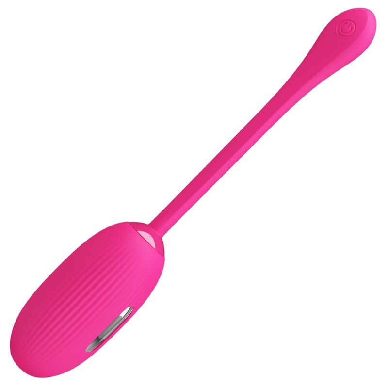 Pretty Love - Doreen Wiederaufladbares Vibrierendes Ei Magenta mit Fernbedienung