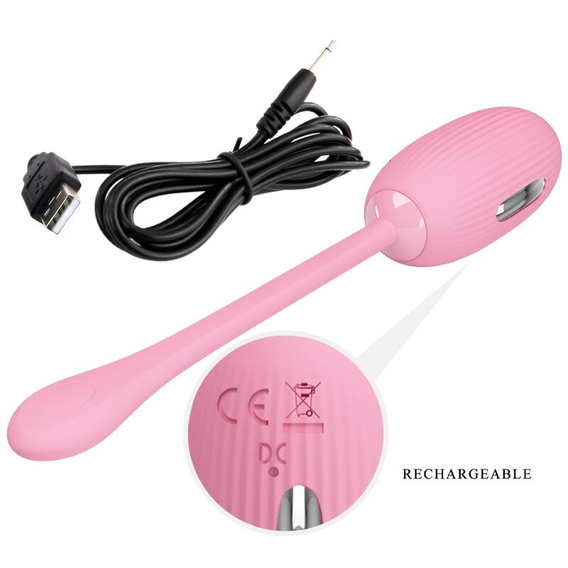 Pretty Love - Doreen Pink Wiederaufladbares Vibrations-Ei