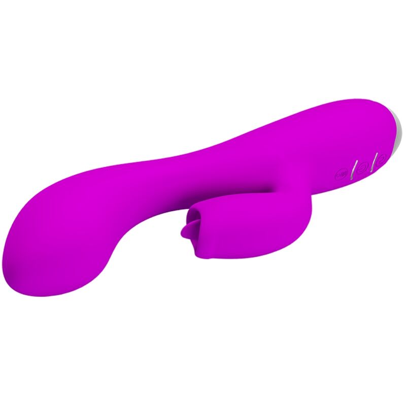 Pretty Love - Gloria Wiederaufladbarer Kaninchenvibrator, Wasserdicht, Lila