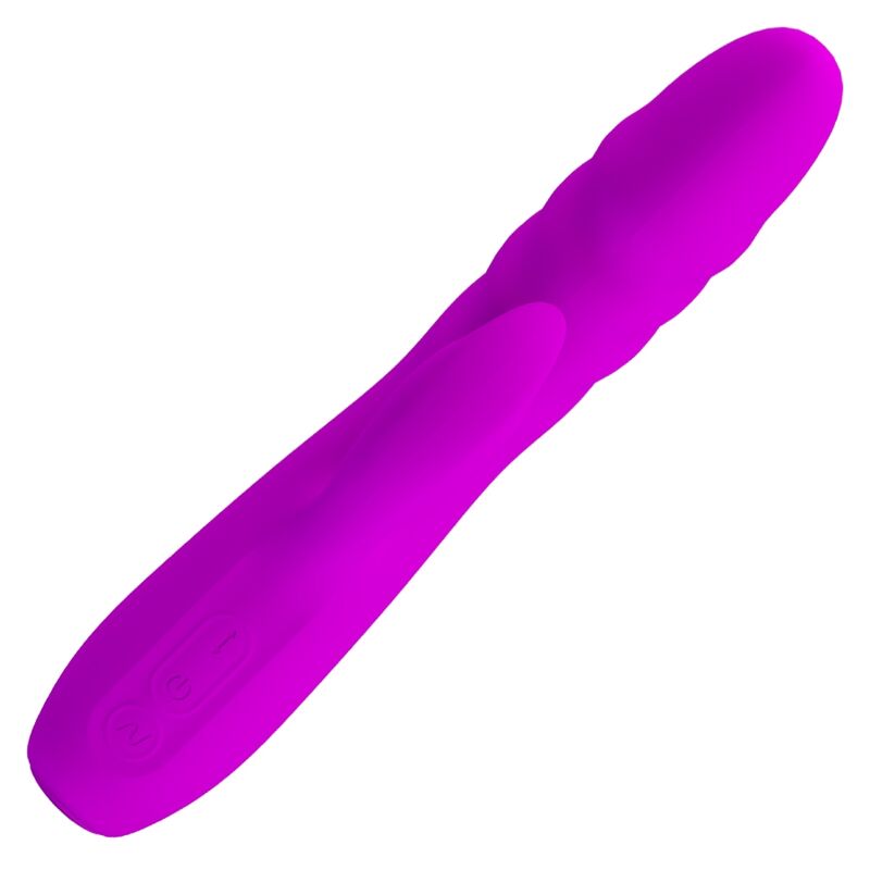 Pretty Love - Melanie Purple Wiederaufladbarer Kaninchenvibrator