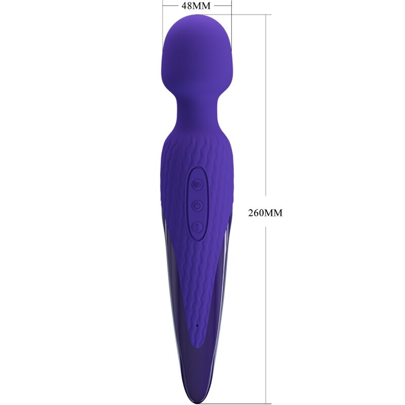 Pretty Love - Antony Youth Wand Vibrator Violet Wrmeeffekt