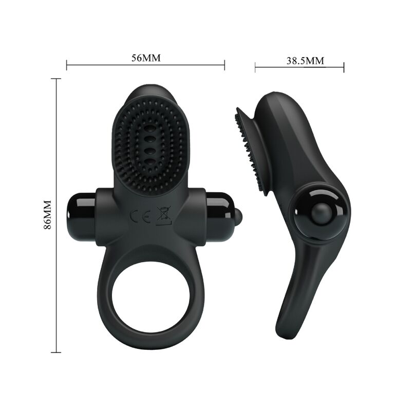 Pretty Love - Vibratorring Ii für den Schwarzen Penis