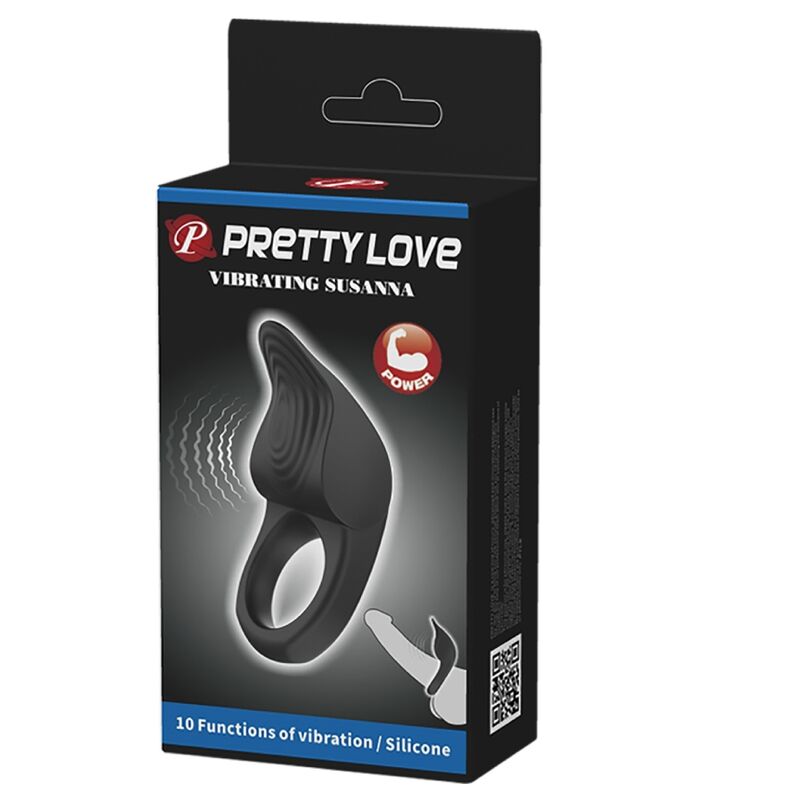 Pretty Love - Susanna Vibrierender Penisring Schwarz