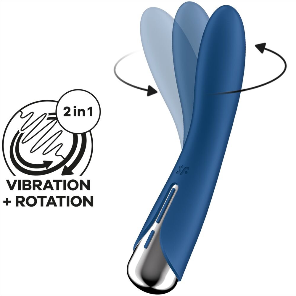 Satisfyer - Spinning Vibe 1 g-Spot Blauer Rotator Vibrator