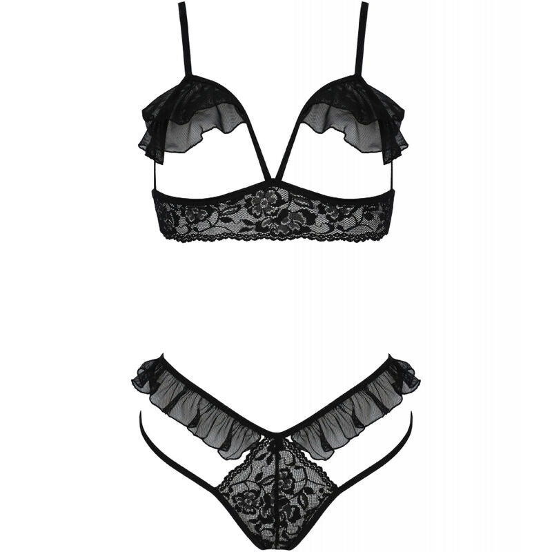 Passion - Dolly-Set Zweiteilig Schwarz S/M