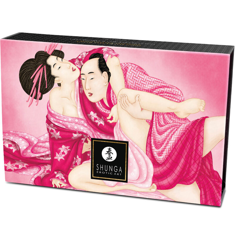 Shunga - Essbares Massagepulver-Kit Himbeere