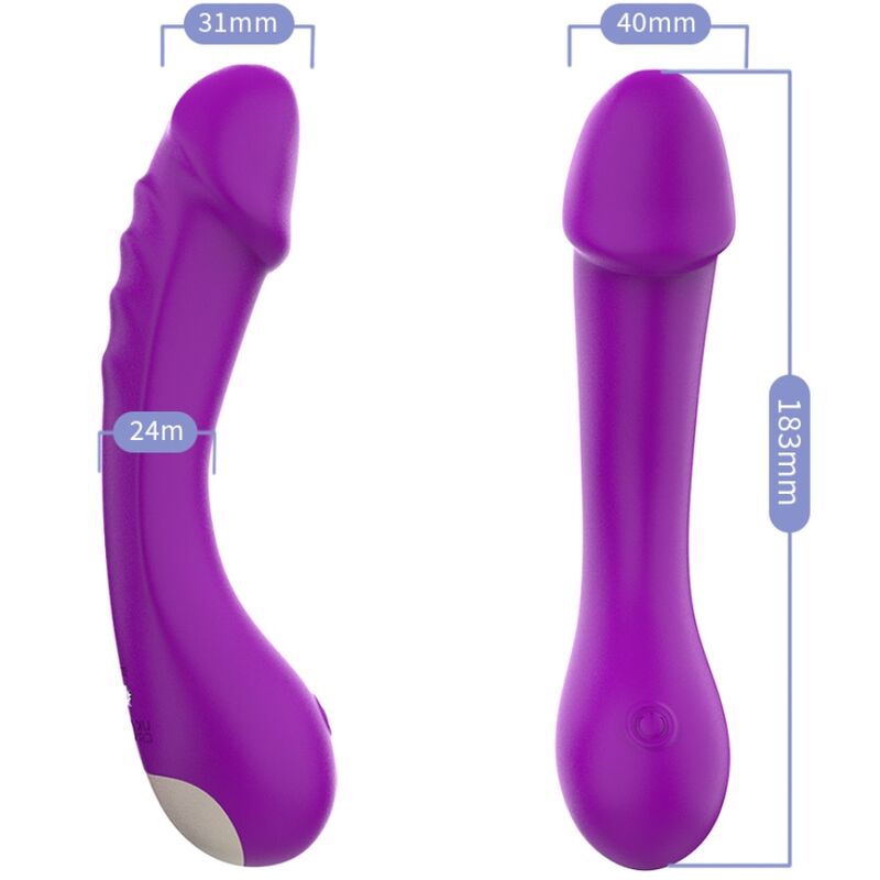 Armony - Dildo Vibrator g-Spot Silikon Lila
